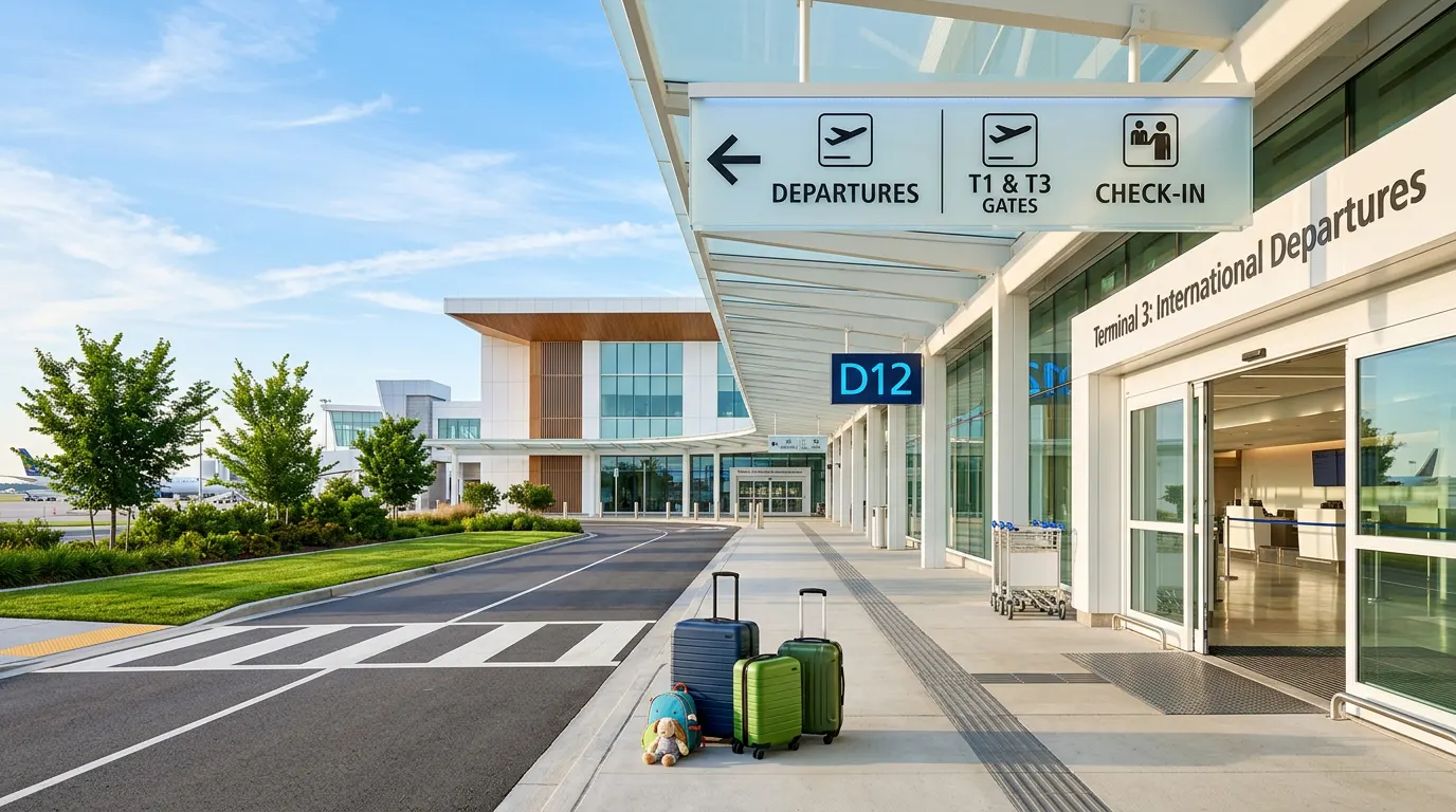 Airport Navigation: From the Curb to the Gate