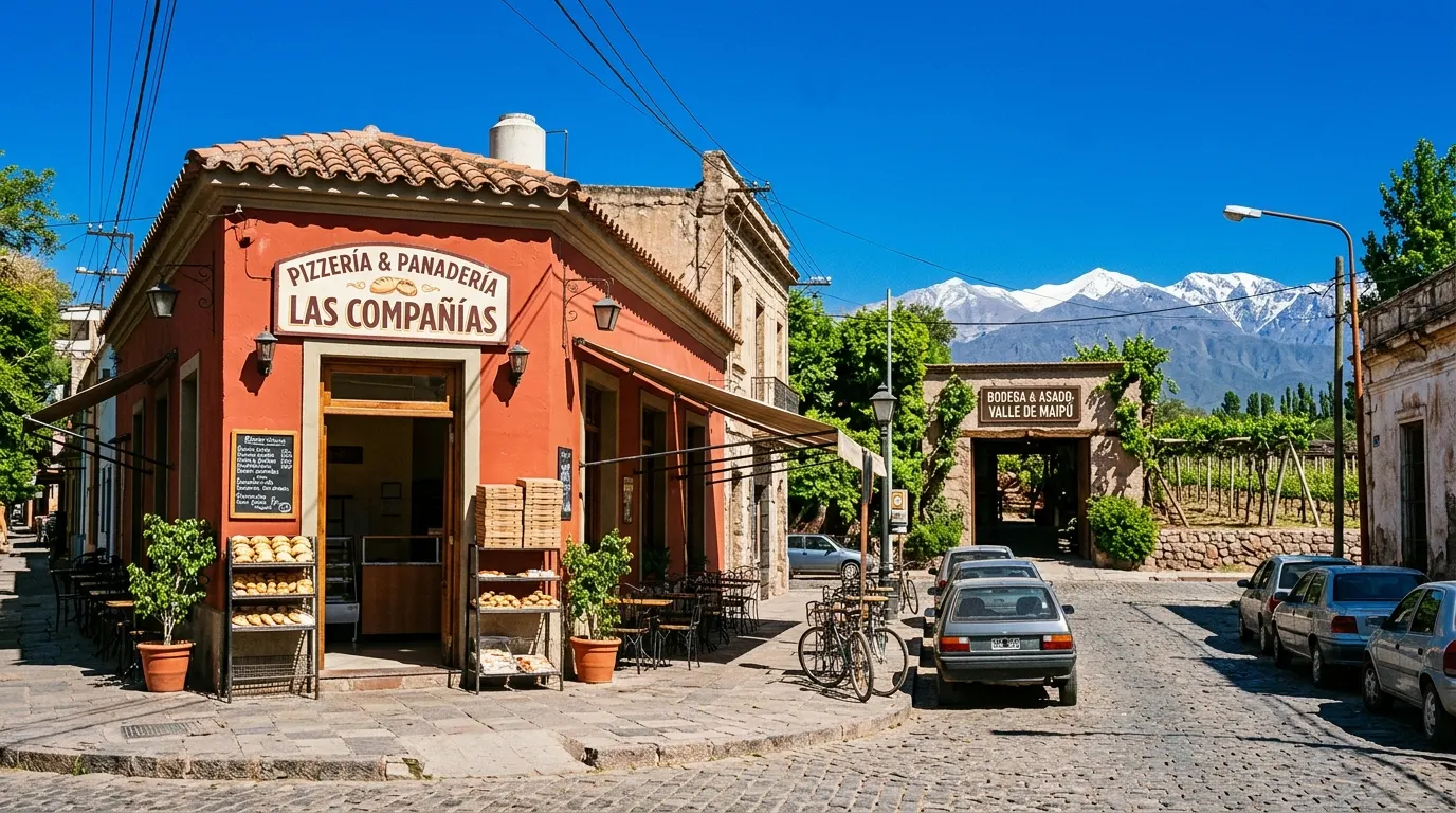 The Food Scene: Pizza & Pastries vs. Wineries & Asados