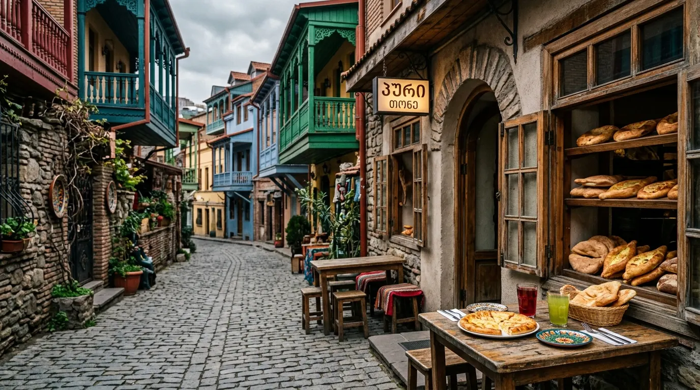 Eating in Tbilisi with Kids on a Budget: Carbs and Culture